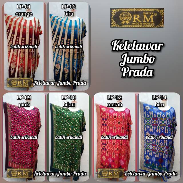 Daster Kelelawar Jumbo Prada Batik RM