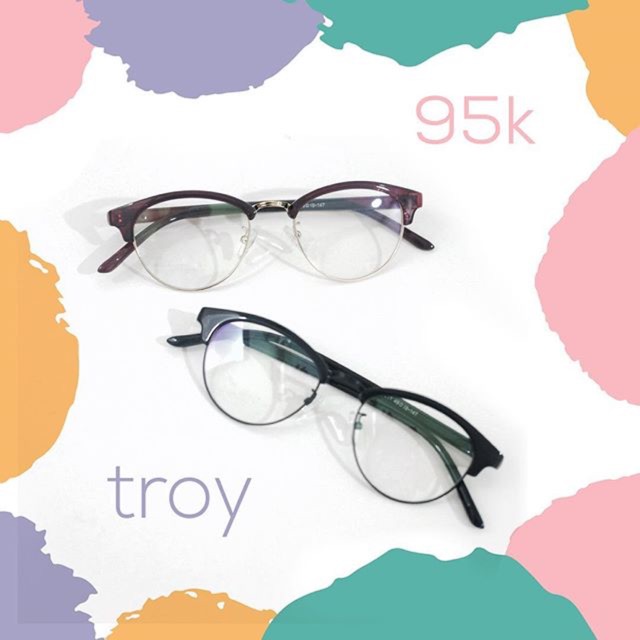 Frame Kacamata TROY  - Kacamata Baca Plus Minus Antiradiasi Kualitas