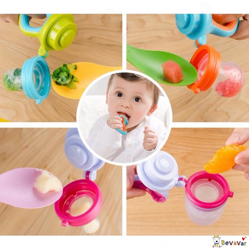 BEVAVAR Baby Fruit & Food Feeder / Empeng Buah Bayi / Dot Buah Bayi / Fruit Feeder Pacifier-2