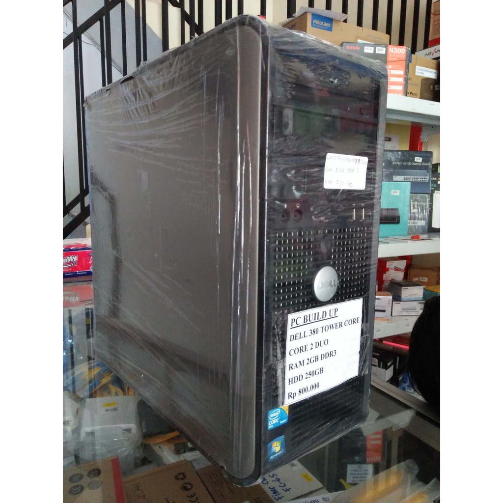 PC BUILD UP DELL OPTIPLEX 380 CORE 2 DUO/2GB/250GB