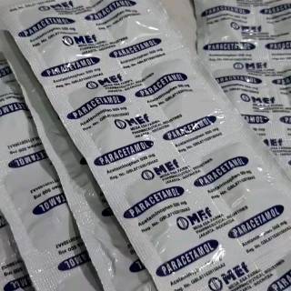 [1STRIP] PARACETAMOL MEF 500MG / DEMAM MERIANG SAKIT KEPALA GIGI NYERI