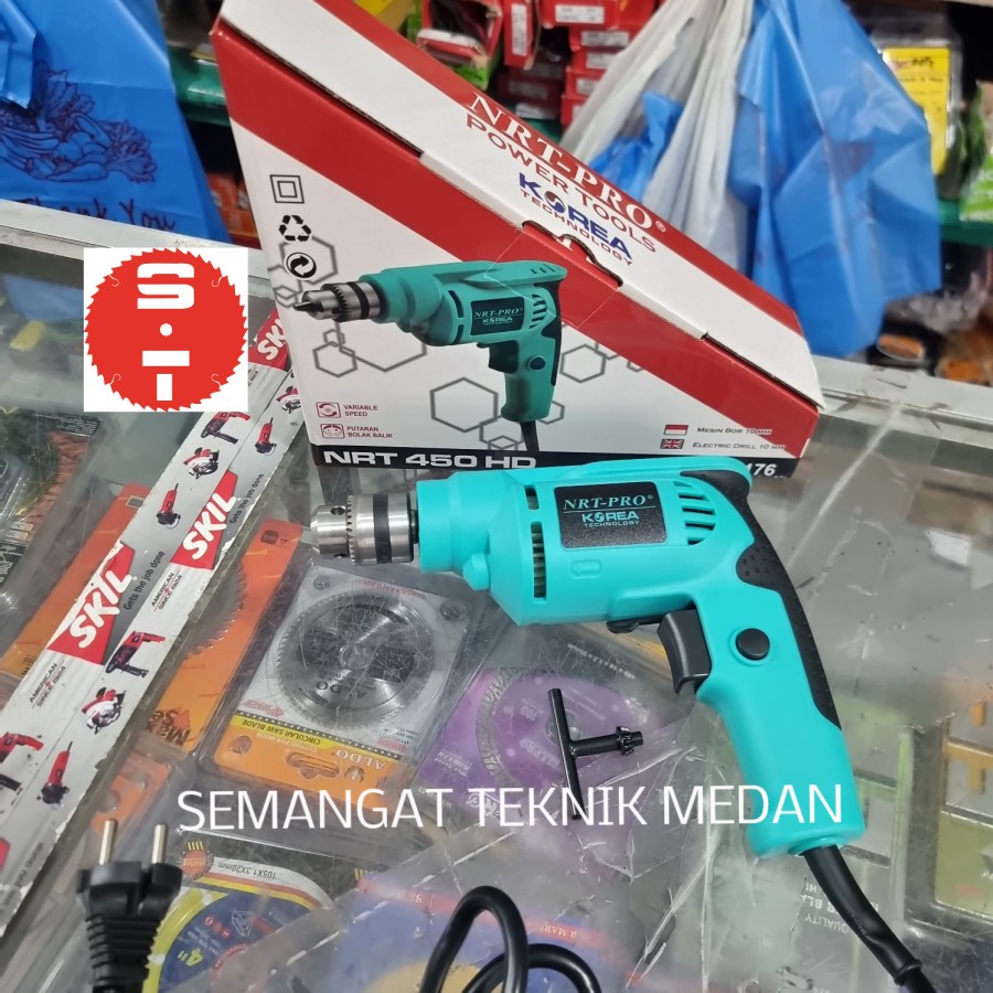 NRT450HD MESIN BOR BISA KIRI KANAN REVERSEABLE 10mm NRT 450 HD NRT-PRO