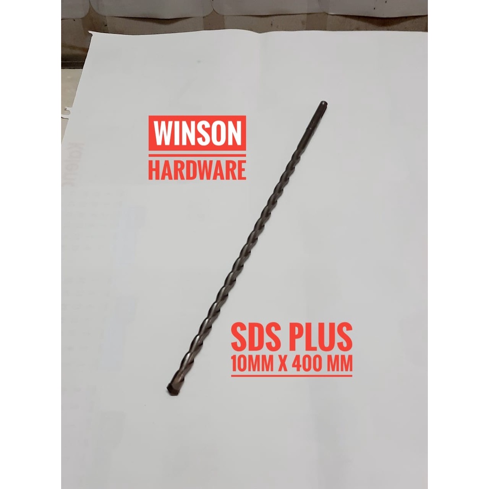 mata bor sds plus beton 10mm x 400mm panjang bobok tembok 10 mm
