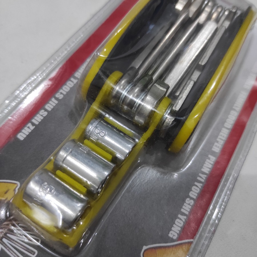 Bike Repair Tools, Kunci Saku Serba Guna 15 in 1