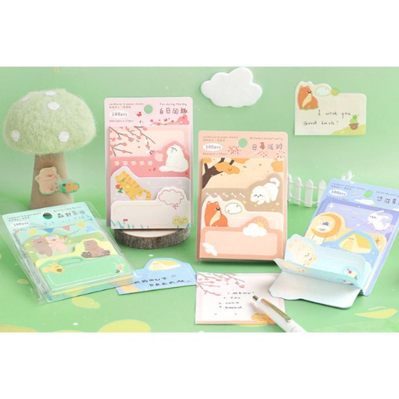 

Paper Memo Animal 100 Lembar