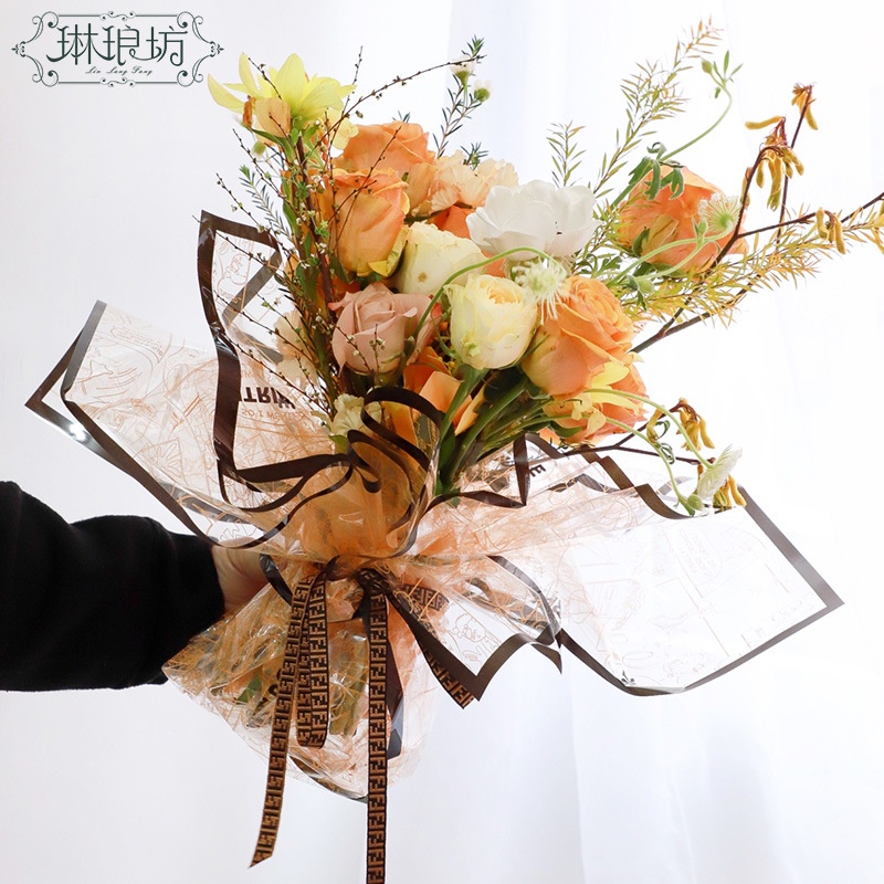 Flower Wrapping Cellophane Kertas Kado Pembungkus Bunga Florist 6103 - 6111