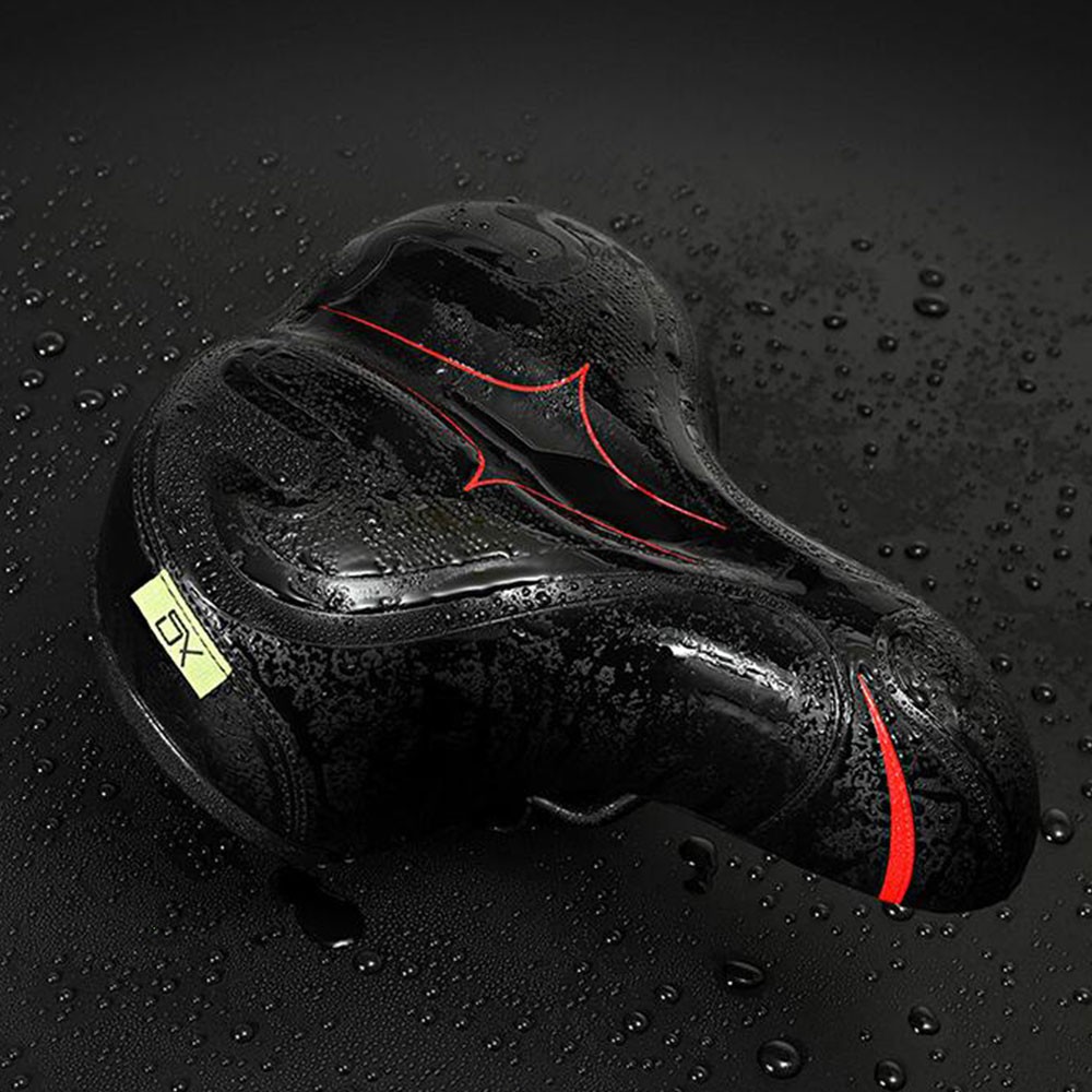 AU DE Sadel Sepeda Comfortable Spring Shock Absorption Skidproof - SX-2020 - Black
