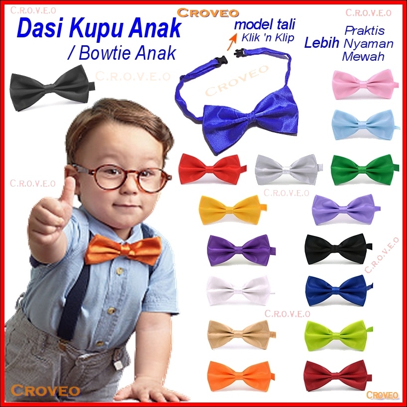 Dasi Kupu ANAK Laki Kupu2 Bowtie Kupu-kupu Balita Hitam Polos Merah Bow Tie Silver TK Sekolah Playgroup Kecil bayi 2 tahun Pesta Lucu Cowok Imut Seragam Gold Model Warna Biru Hijau Acara Abu Aksesoris Perempuan Cewek Cm Batita Import Wedding Jakarta Murah