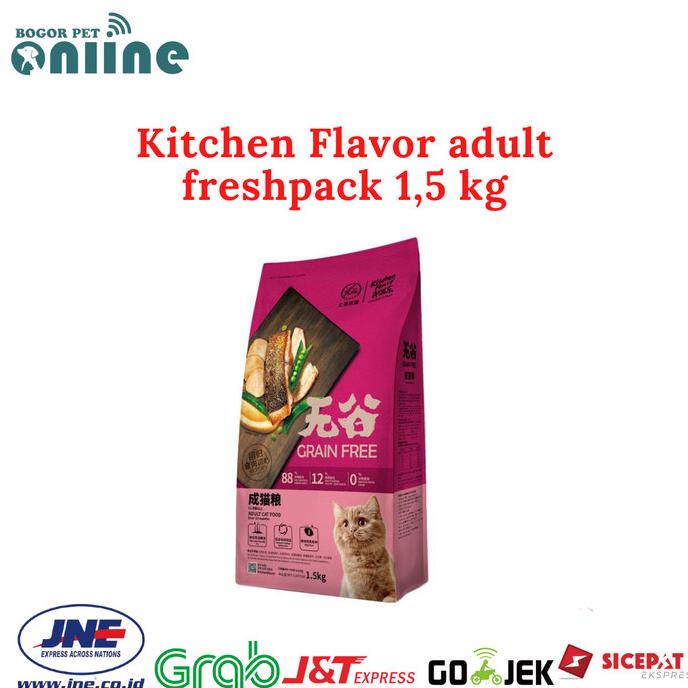 

Kf Kitchen Flavor Adult 1.5Kg/Makanan Kucing Murah/Makanan Kucing