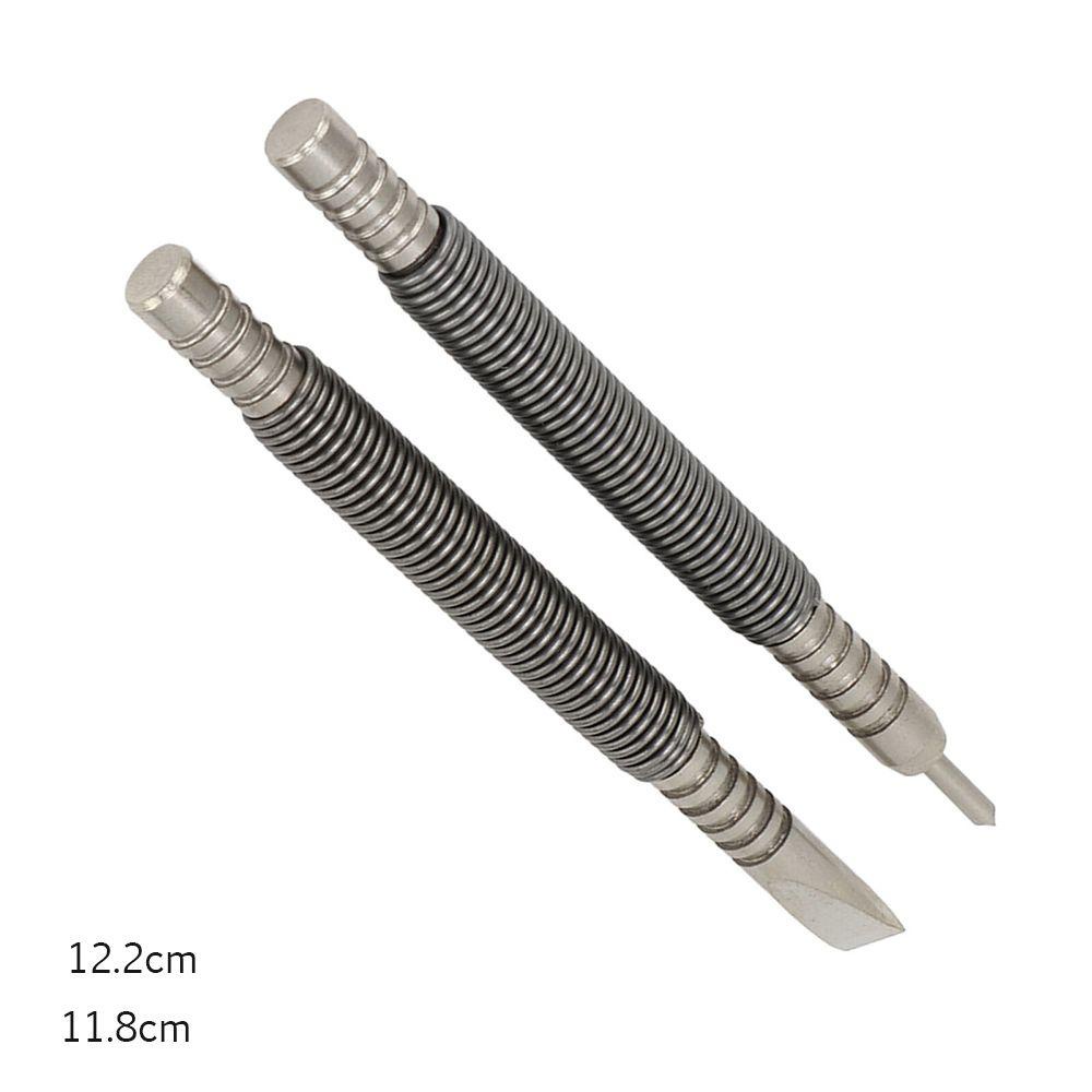 Populer Spring Punch Hammerless Mark Metal Woodworking Bits Hole Pointer Pukulan Kuku Otomatis