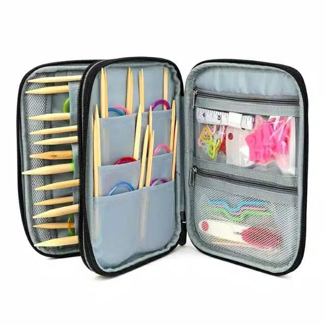 CIRCULAR Knitting Needle Double Case Set