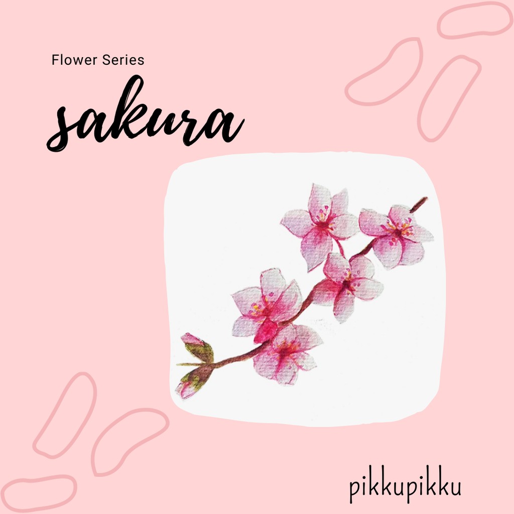 

SAKURA FLOWER SERIES STICKER | STICKER AESTHETIC LUCU MURAH