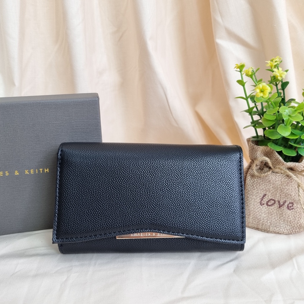 DOMPET CK WANITA FRONT FLAP WALLET