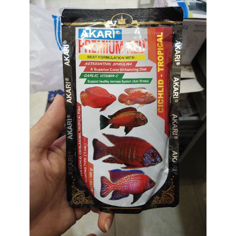 

Pelet Akari Premium RED 100gr