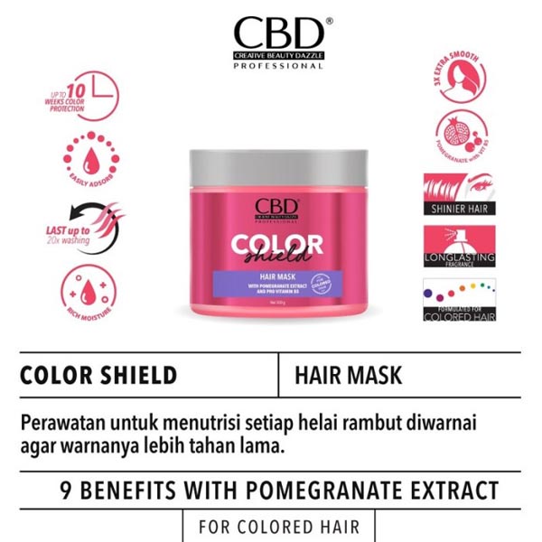 [MASKER RAMBUT] [500GR] [BPOM] CBD Color Shield Hair Mask 500gr | Masker Rambut_Cerianti