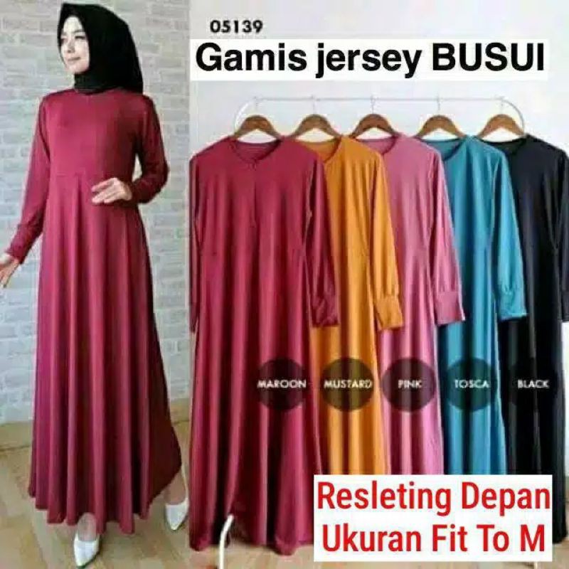 Gamis Bunsui Bahan Hyget Nyaman dipake