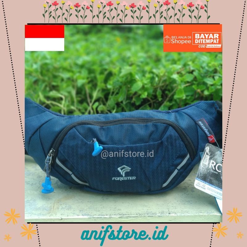 Tas pinggang pria waistbag pria outdoor forester original