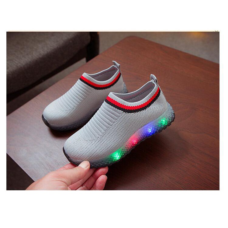 (LOLI-JKT) 902 Sepatu Anak Casual LED / Casual  Model FLAT SHOES (LOCHIC)