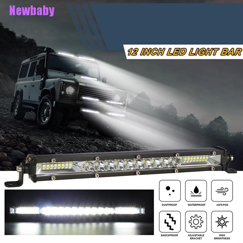 (Newbaby) Lampu Sorot LED 12 &quot;450W Untuk Mobil SUV Off Road Perahu