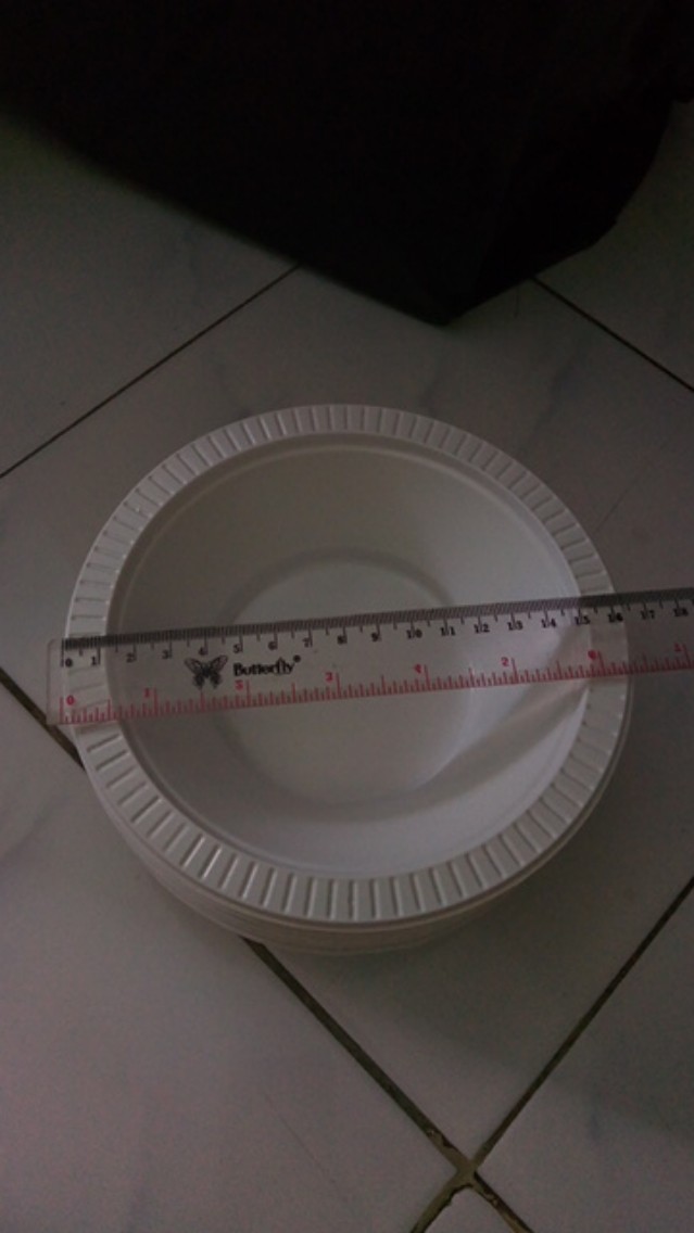@50pcs Mangkok Plastik M7 Uk Besar Mangkok Pesta Murah Sekali Pakai