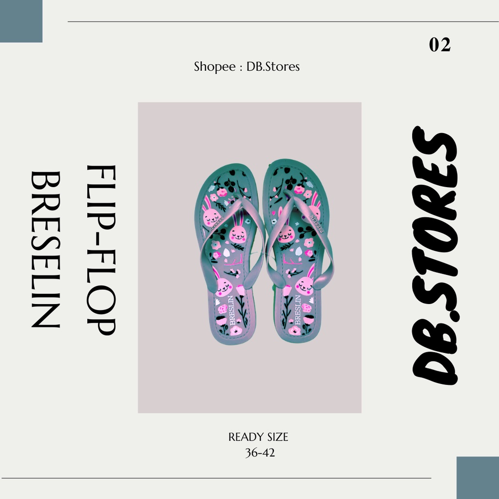 SANDAL BRESLIN WANITA BAHAN KARET - SANDAL BRESLIN 36/40 SANDAL WANITA/SANDAL KARET/ SANDAL MURAH