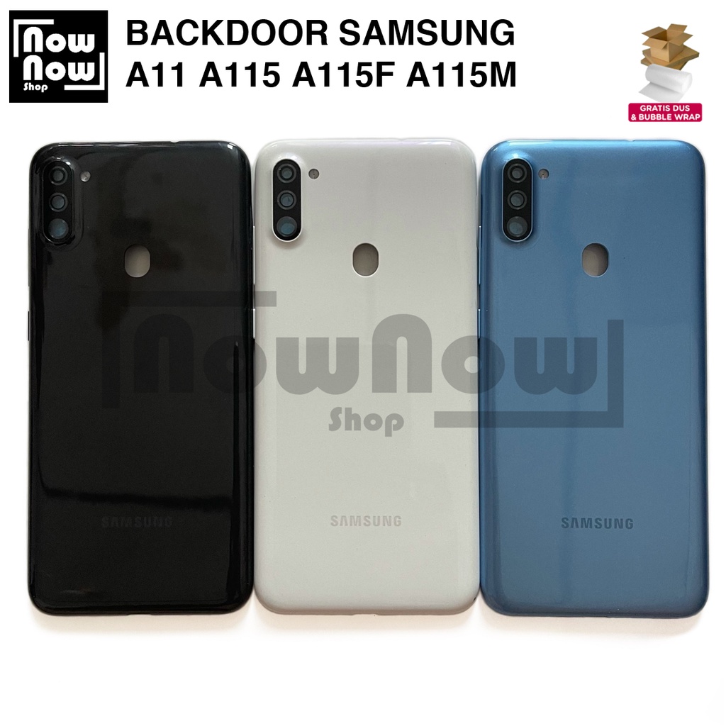 Backdoor Tutup Belakang Baterai Backcover Back Casing Housing Samsung Galaxy A11 A115 A115F Cover Belakang SM-A115F/DS SM-A115F SM-A115M SM-A115M/DS SM-A115U SM-A115A SM-A115AZ SM-A115U1 SM-A115W SM-A115AP SM-S115DL