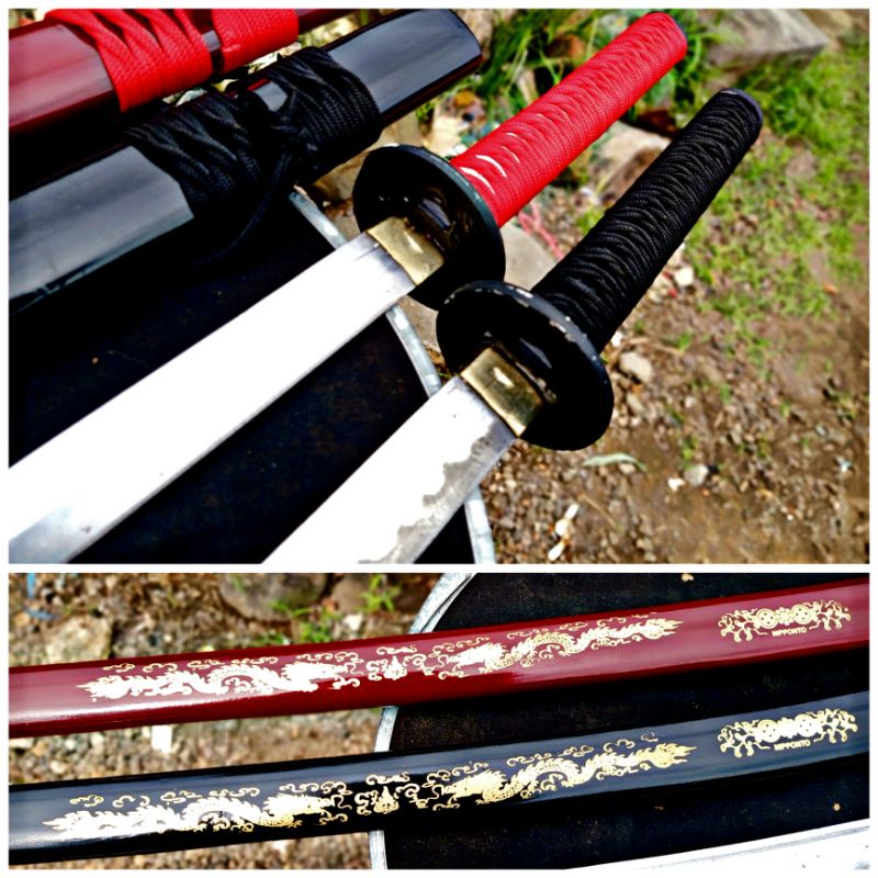 Aka Ryuku samurai niponto dragon murah katana