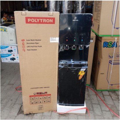 Polytron Dispenser Galon Bawah 3 Kran PWC 778 Kompresor Bottom Loading