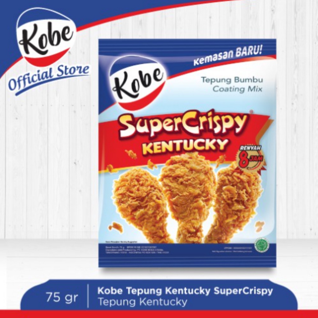 

Kobe Tepung Bumbu Ayam Kentucky Super Crispy 75 gr