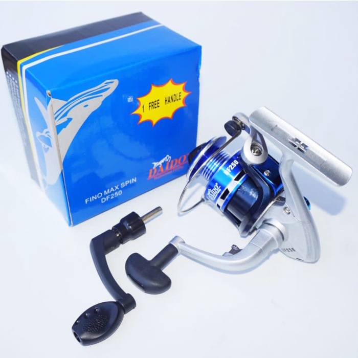 REEL DAIDO FINO MAX SPIN DF250 SPOOL BESI FREE HANDLE CADANGAN