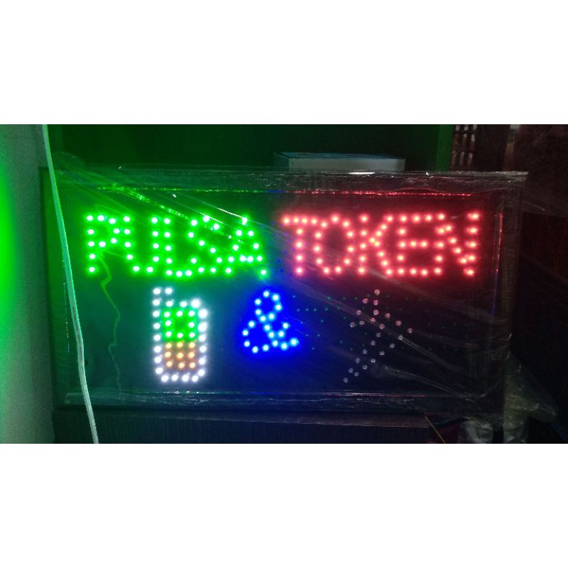 PAPAN LED &quot;PULSA TOKEN&quot; DAN &quot;TOKEN PLN&quot;