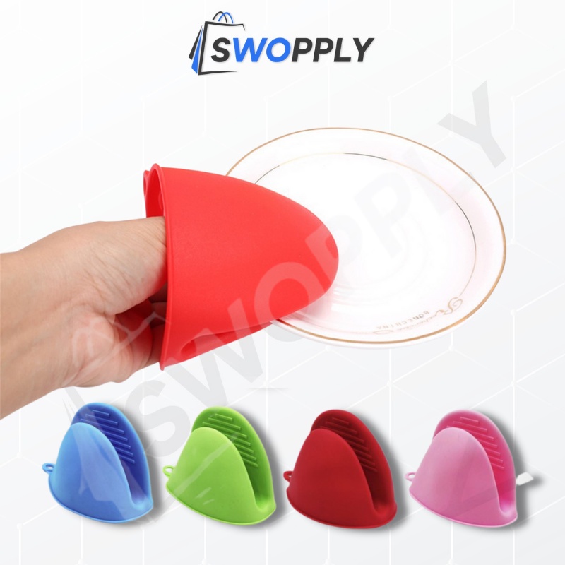 Swopply HL0174 Sarung Jari Oven Anti Panas Clip Pelindung Tangan Dapur