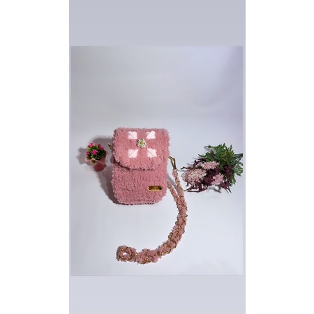 tas plastik canvas handmade phonebag