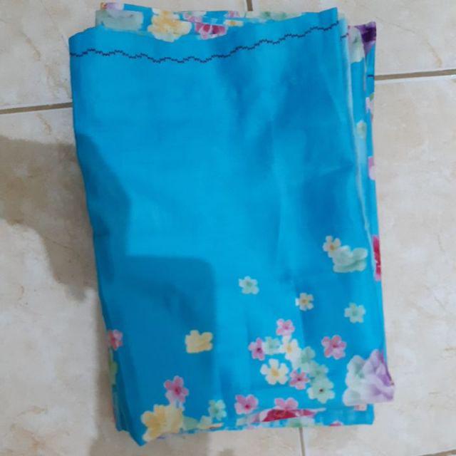 Sepaket Sarung Bantal-guling Jumbo Katun Jepang Sutra Polos Ukuran Kingkoil