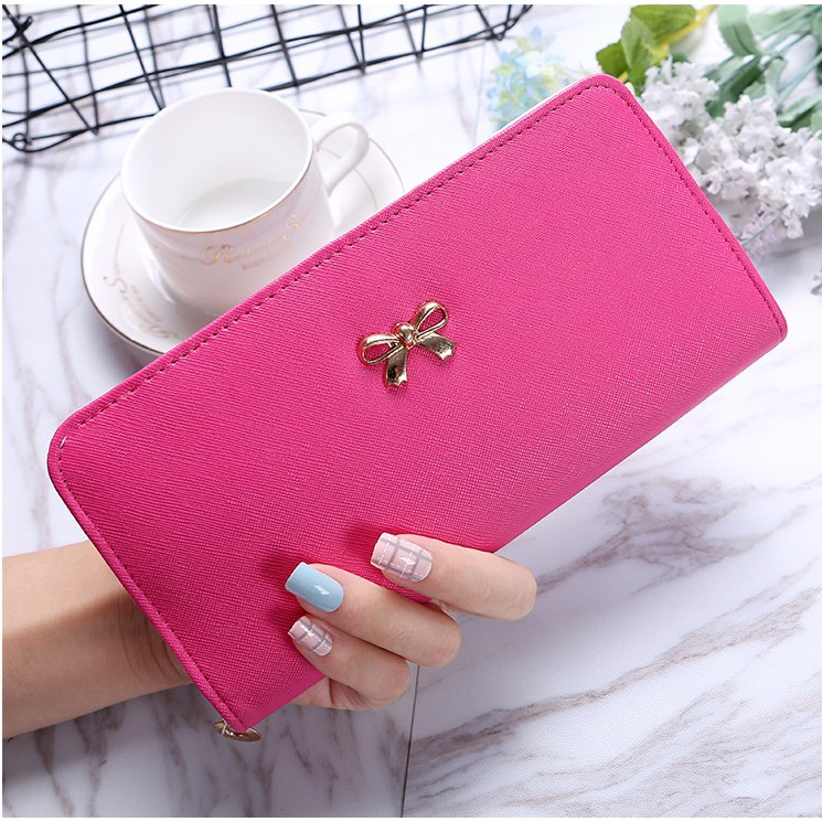 Dompet Wanita Impor Panjang PITA Matte Womens Korean Style Batam Long Walet