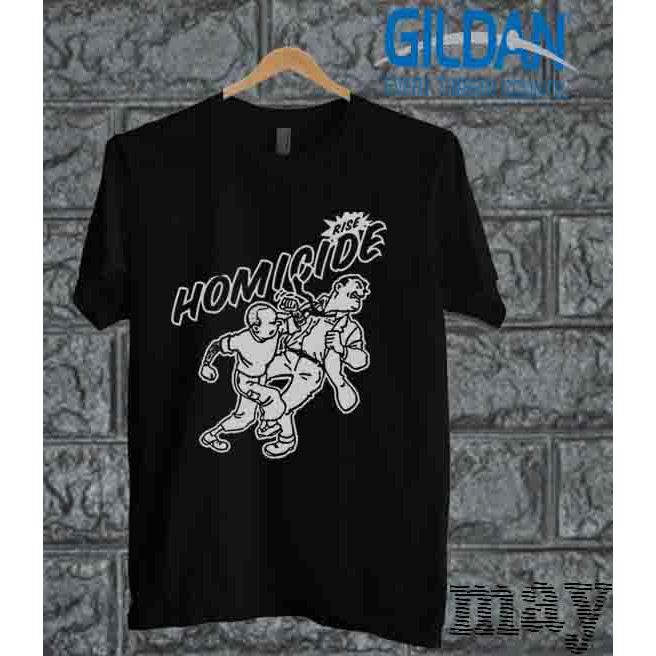 kaos band homicide tshirt original gildan softstyle homicide 08