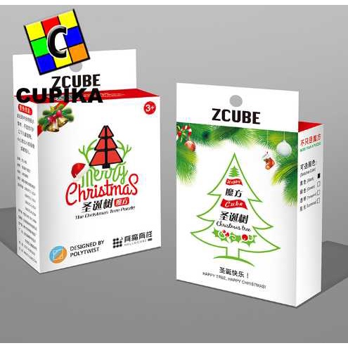 Rubik 3x2 2x3 Pohon Natal Chrismas Yongjun Qiyi 3x3 viral bagus unik