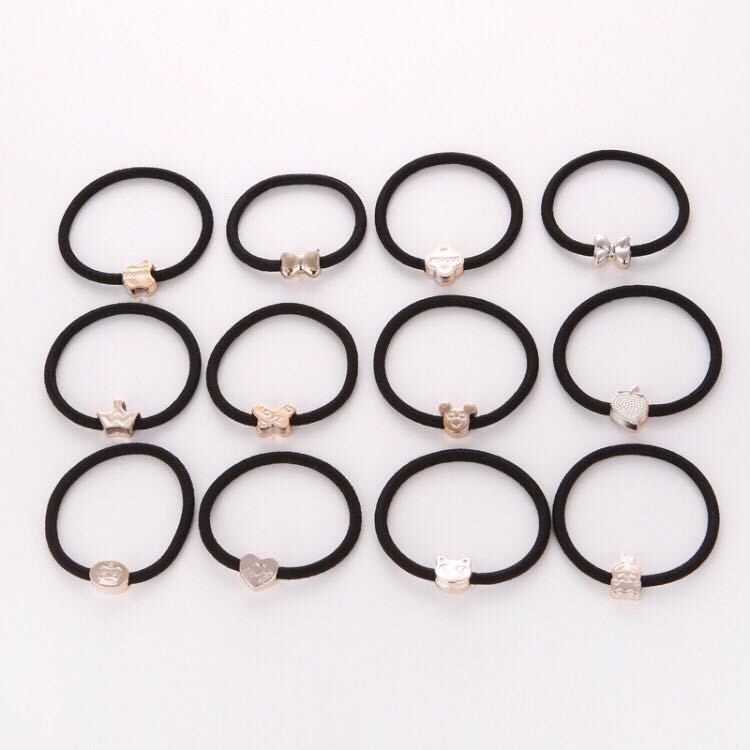 KARET IKAT RAMBUT KARAKTER / KARET RAMBUT/ KARET JEPIT RAMBUT KARAKTER KOREA BANDO GULUNG KUNCIR