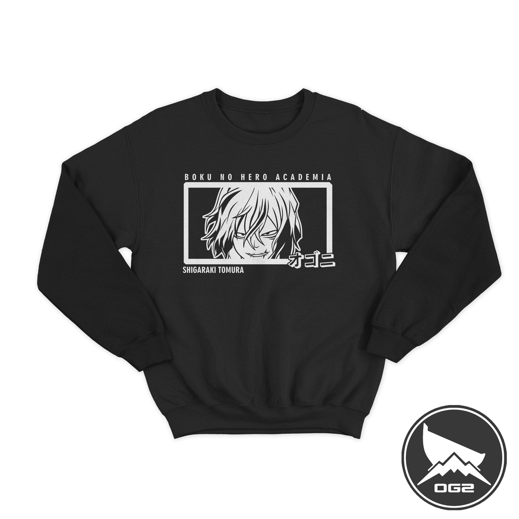 Sweater anime shigaraki villain academia all for one A109 crewneck OG2 2D A