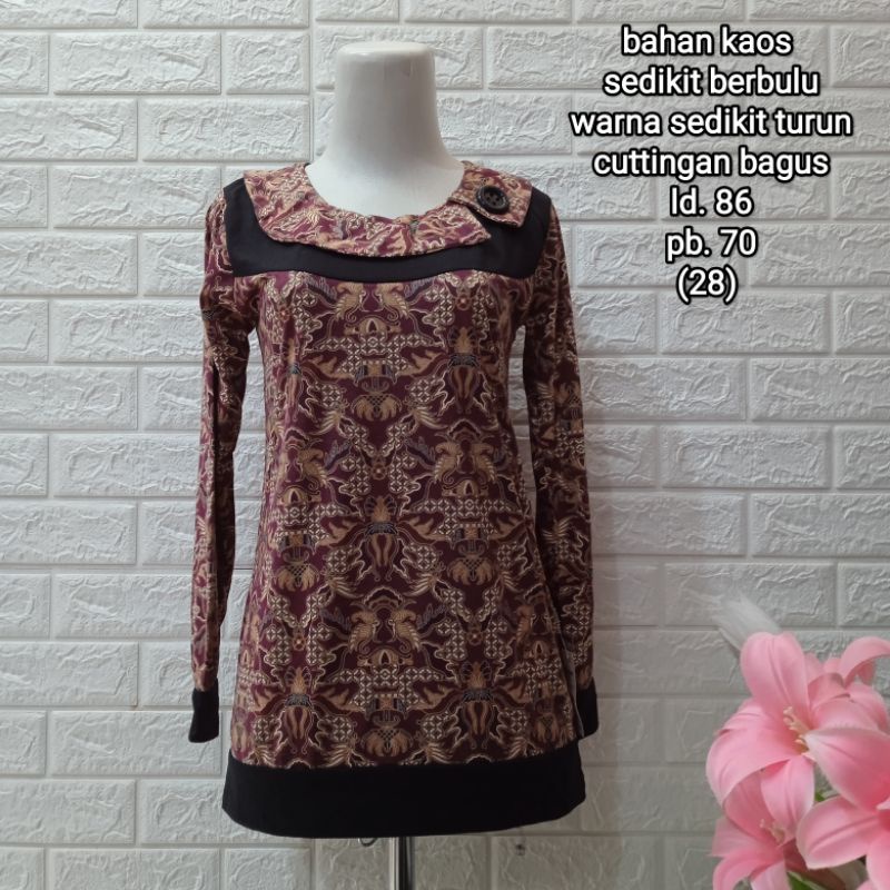 PRELOVED BAJU BATIK WANITA / (PART 1) / PL ATASAN BATIK WANITA / BAJU BEKAS-13