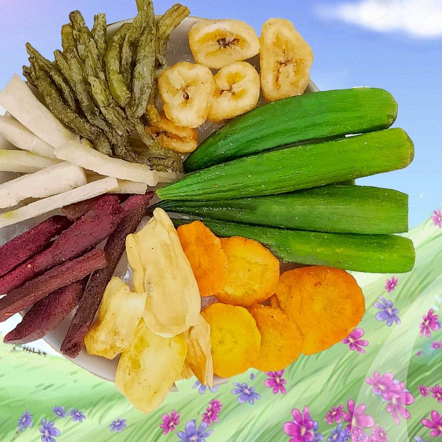 

『Terlaris』 Crunchy Veggie Snack ASMR Keripik Sayur Keripik Buah Sayur Krispi Cemilan Diet Snack Sehat Snack Diet 300ml 700ml 1000ml 1L [Terlaris Today]