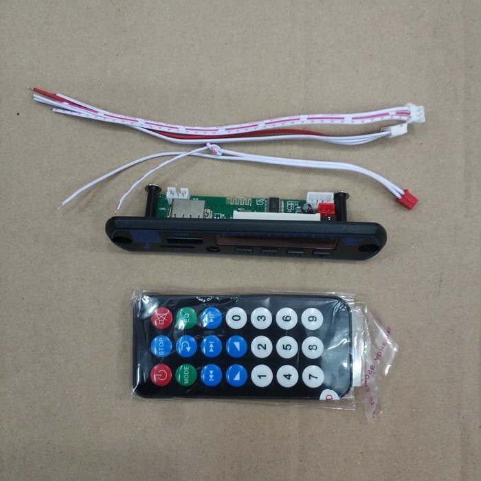 Kit Modul MP3 bluetooth FM plus lampu display / Kit media player