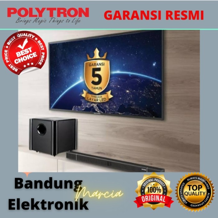 LED TV Polytron PLD-32B1551 / PLD32B1551 sound bar / Polytron 32" Cinemax Soundbar - PLD32B1551