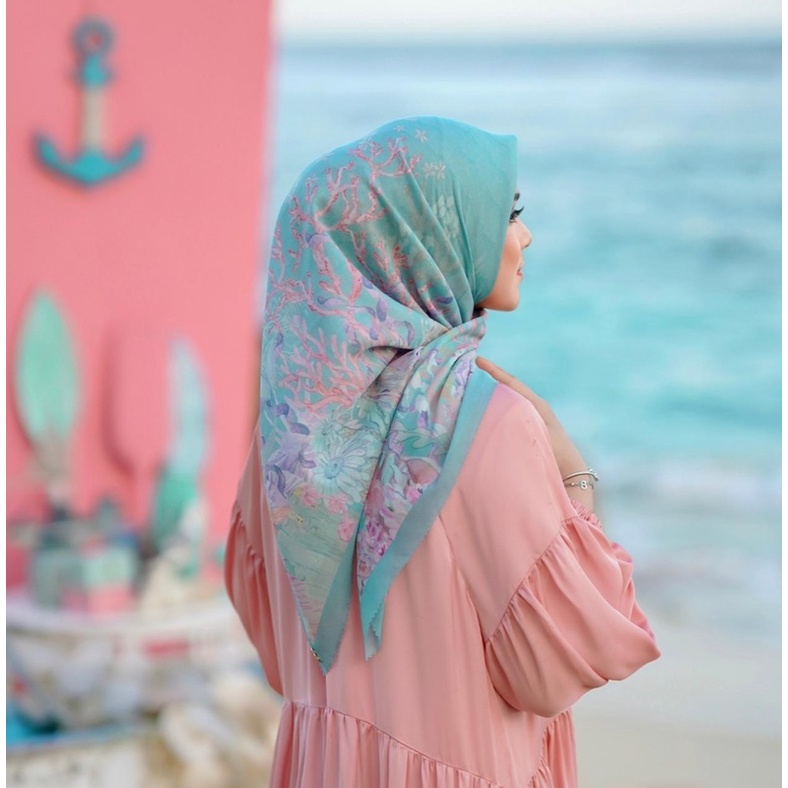 Little Mermaid Series Buttonscarves Teal