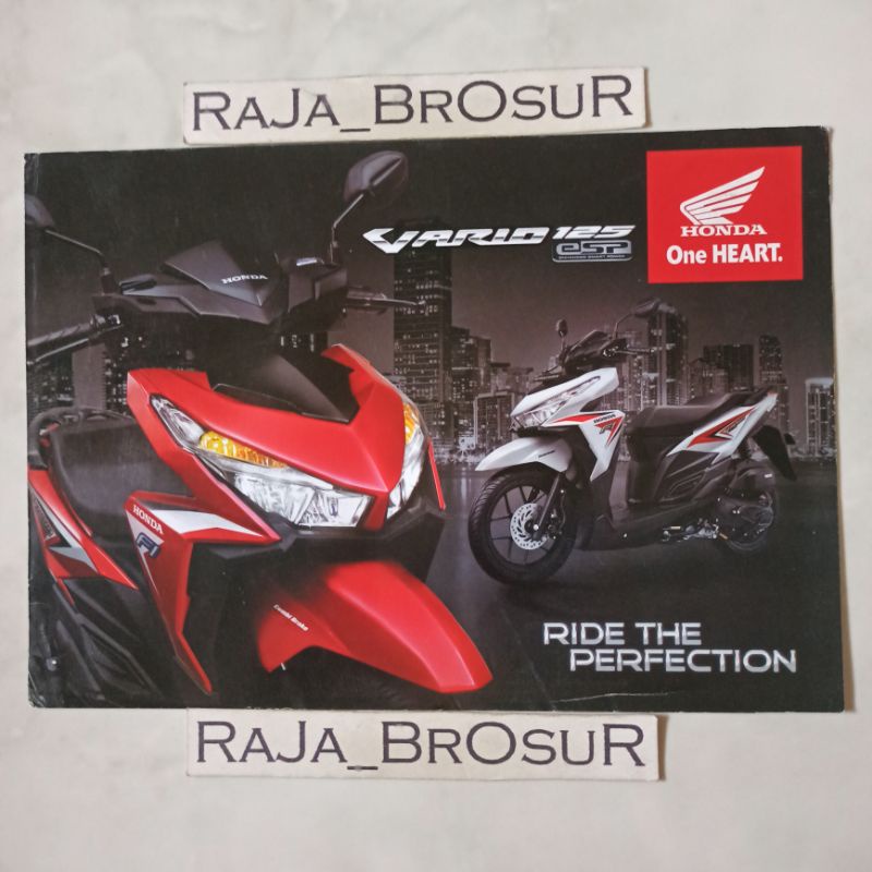 Poster brosur katalog leaflet Honda Vario 125 Vario125 ESP 2015