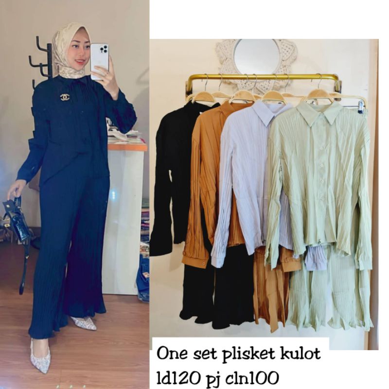 ONE SET PLISKET KULOT