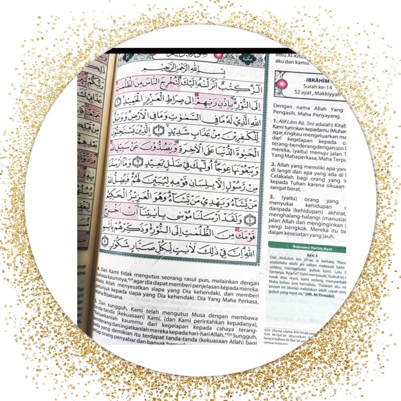 Al Qur’an terjemah wakaf &amp; ibtida A5 resleting