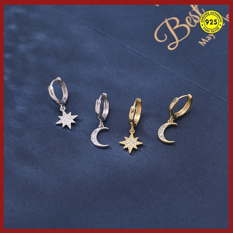 Anting Tusuk Sterling Silver 925 Untuk Wanita