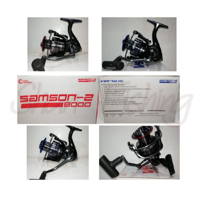 Reel Spinning Versus Samson 2 8000 - Biru