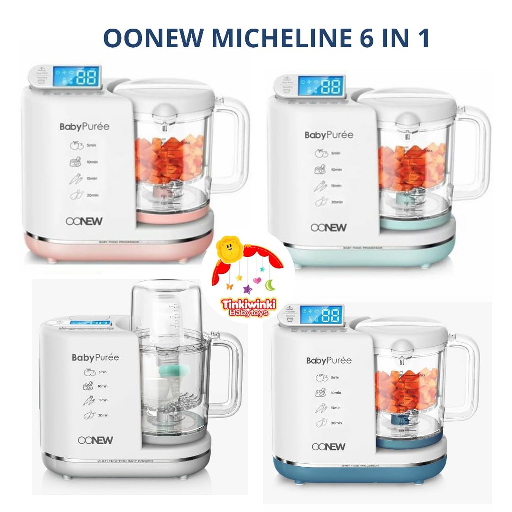 OONEW MICHELINE 6 IN 1 BABY FOOD PROCESSOR